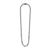 Long Rubber Stone Necklace